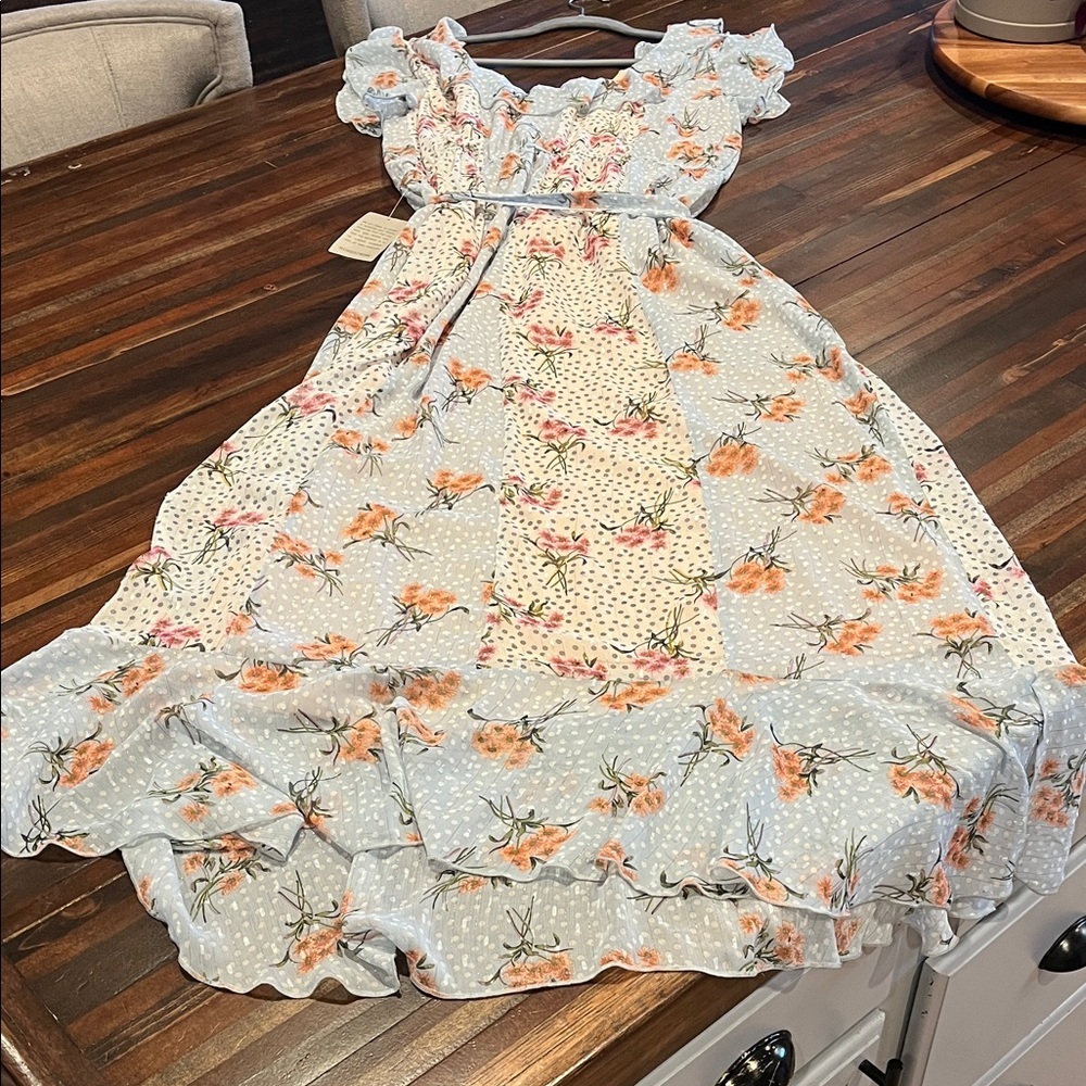 Chelsea 28 Floral Ruffle Maxi Dress - Picture 4 of 4